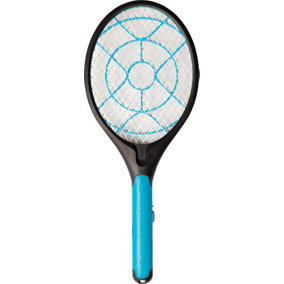 Battery Powered Handheld Insect Fly Wasp Pest Control Zapper Killer Swat Racket