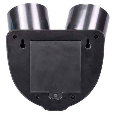 Battery Powered Twin Head Motion Sensor Security Light - 160 Lumen Rotatable Outdoor Wall Lamp with 10 LEDs & 5m Detection Range