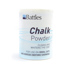 Battles Chalk Powder For Dogs, Cats, And Horses White (120g)