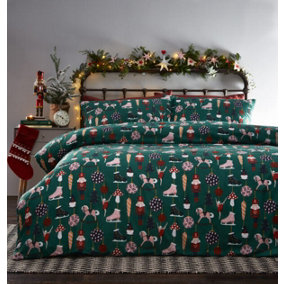 Baubles Double Duvet Cover and Pillowcases