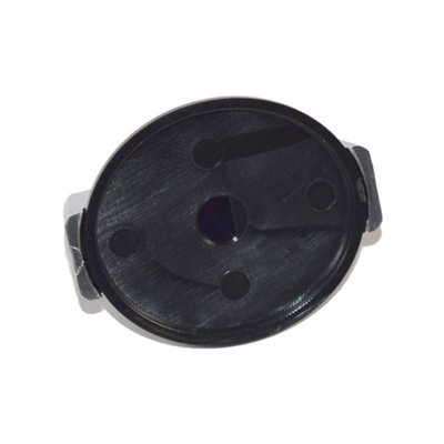 Baumatic Compatible Replacement Black Silver Oven Cooker Hob Control Knob Pack of 1 - 3