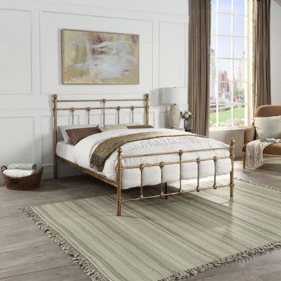 Traditional king bed deals frame