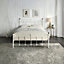 BAYFORD TRADITIONAL WHITE DOUBLE METAL BED FRAME