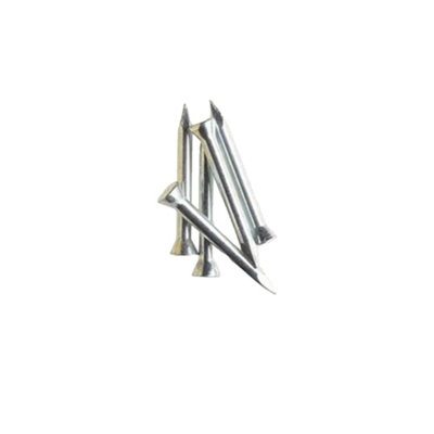 Bayonet Masonry Nails (Pack of 36) Chrome (25mm)