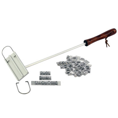 BBQ Branding Iron With 55 Personalisation Letters