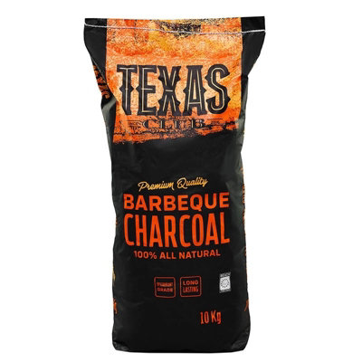BBQ Charcoal Texas Club, 10 kg. Lumpwood