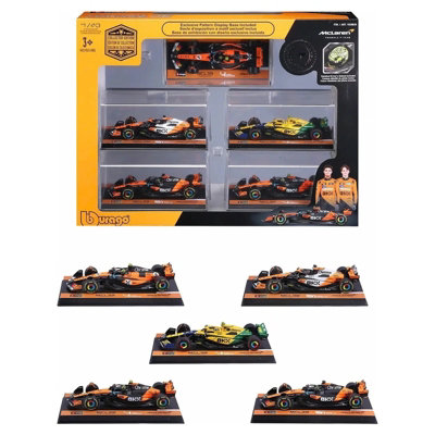 Bburago 1:43 F1 5 Car Pack McLaren Formula Racing