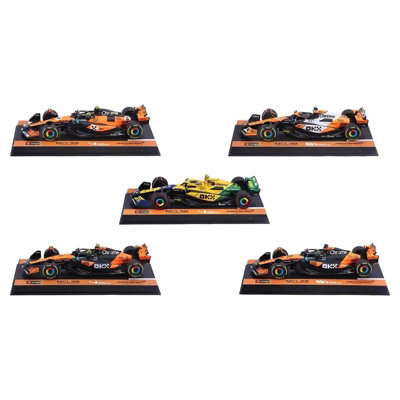 Bburago 1:43 F1 5 Car Pack McLaren Formula Racing