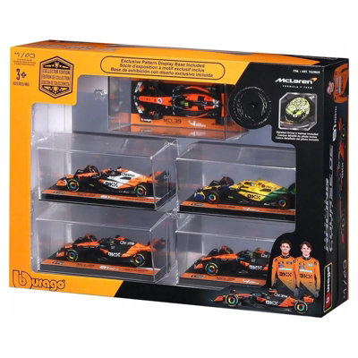 Bburago 1:43 F1 5 Car Pack McLaren Formula Racing
