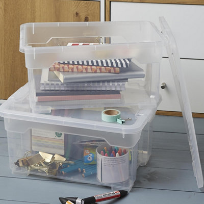 Shop storage boxes.
