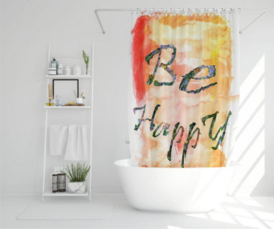 Be Happy (Shower Curtain) / Default Title Price Comparisons | Compare The Build