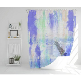 beach BLUE (Shower Curtain) / Default Title