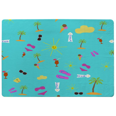 Beach Cartoons Special Soft Home Rug