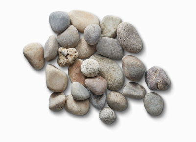 Beachcomb Grey Bulk Bag 850 kg - 30-50 mm Premium Cobbles - L100 x W100 x H80 cm