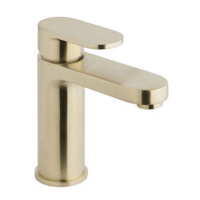 Beacon Basin Mono Tap with Click Waste Brushed Brass