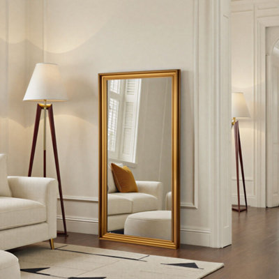 Full Length Gold Wall Mirrornull