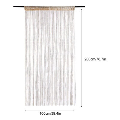 Buy Tassel Screen Valance Door String Beads Curtain Fringe Window Room