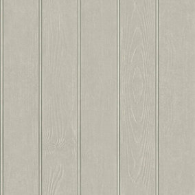 Beaded Wood Panel Wallpaper Grey Belgravia 5913