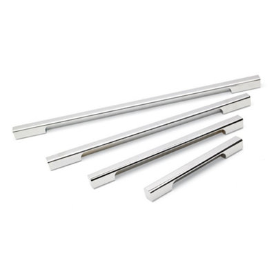 Beam Kitchen Cabinets Bar Handle, 416mm Centres, Chrome, Pack of 2