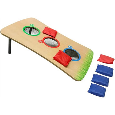 Bean Bag Toss Target Throwing Board Family Childrens Garden Skill Game