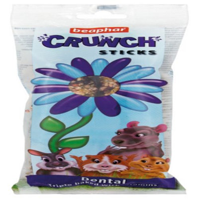 Beaphar Small Animal Crunch Sticks Dental 2pk (Pack of 6)
