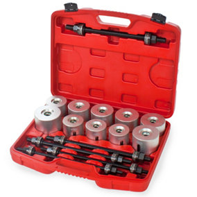 Bearing Puller Set - 27-piece, for assembly of bushings, bearings, and seals - grey