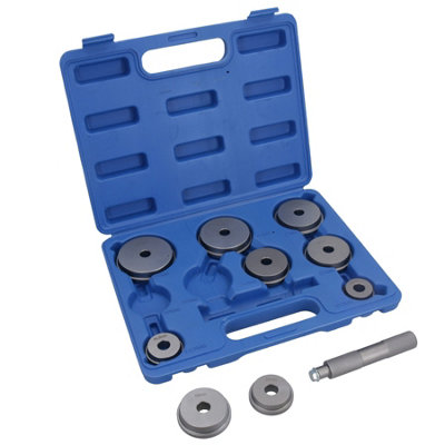 Bearing race and seal driver 10pc kit steel structure 40 81mm DIY