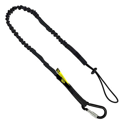 BearTOOLS 3 Foot Black Safety Lanyard 1 Pack