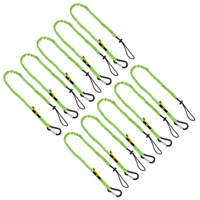 BearTOOLS 3 Foot Green Safety Lanyard 10 Pack