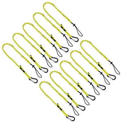 BearTOOLS 3 Foot Yellow Safety Lanyard 10 Pack