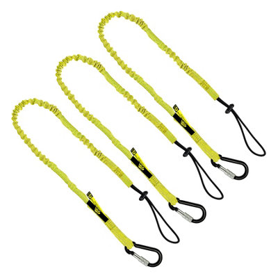 BearTOOLS 3 Foot Yellow Safety Lanyard 3 Pack