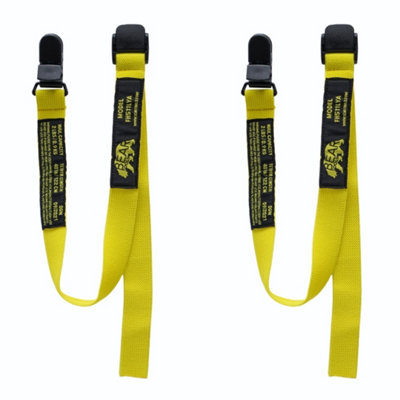 BearTOOLS Clip Attachment Yellow Safety Lanyard 2 Pack