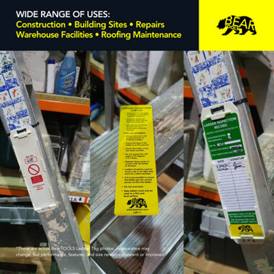 BearTOOLS Ladder Inspection Replacement Inserts 10 Pack