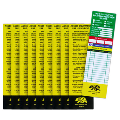 BearTOOLS Platform Inspection Replacement Inserts 10 Pack | DIY at B&Q