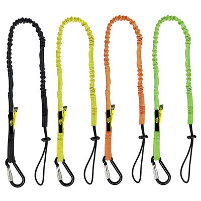 BearTOOLS Screw Lock Multi Coloured Safety Lanyard 4 Pack