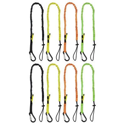 BearTOOLS Screw Lock Multi Coloured Safety Lanyard 8 Pack