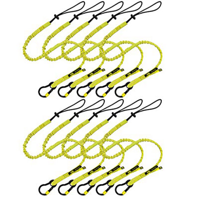 BearTOOLS Screw Lock Yellow Safety Lanyard 10 Pack