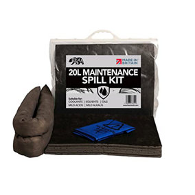 BearTOOLS Spill Control Grey Maintenance Kit 20L Capacity