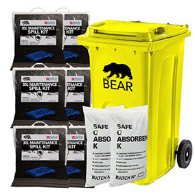 BearTOOLS Spill Control Grey Maintenance Kit 240L Capacity