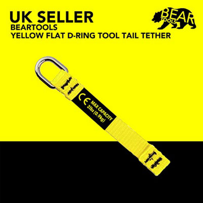 BearTOOLS Tail Tether Yellow Tag 12 Pack