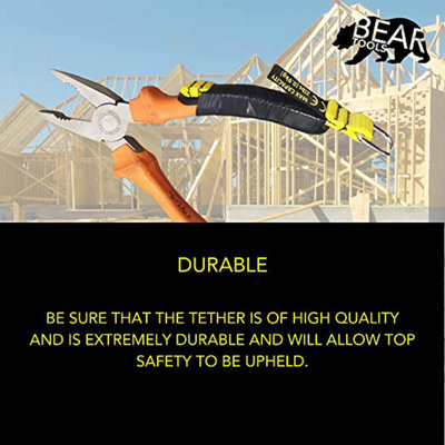 BearTOOLS Tail Tether Yellow Tag 24 Pack