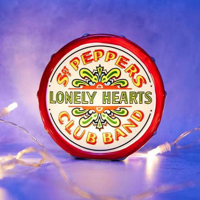 Beatles antque Sgt Pepper Drum Patch 9cm Da - Etsy UK