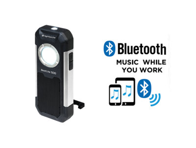 BeatLite Rechargeable 500 Lumen Worklight and Bluetooth Speaker