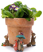 Beatrix Potter Benjamin Bunny Plant Pot Feet - Set of 3