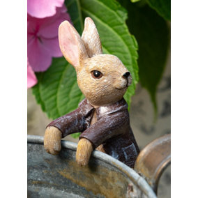 Beatrix Potter Benjamin Bunny Plant Pot Hanger - L11 x W4 x H6 cm