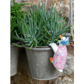 Beatrix Potter Jemima Puddle-Duck Plant Pot Hanger - L11.5 x W5 x H6.5 cm