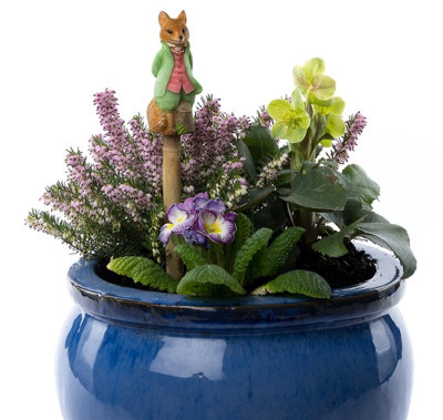 Beatrix Potter Mr. Tod Cane or Stake Topper (CCBP0009C) - L4.5 x W4.5 x H9 cm