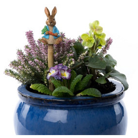 Beatrix Potter Peter Rabbit Cane or Stake Topper (CCBP0010C) - L5 x W4 x H8.5 cm