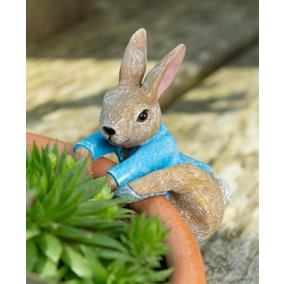 Beatrix Potter Peter Rabbit Climbing Plant Pot Hanger - L9 x W7.5 x H7 cm