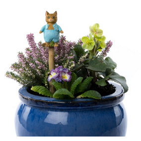 Beatrix Potter Tom Kitten Cane or Stake Topper (CCBP0007C) - L5.5 x W3.5 x H9 cm